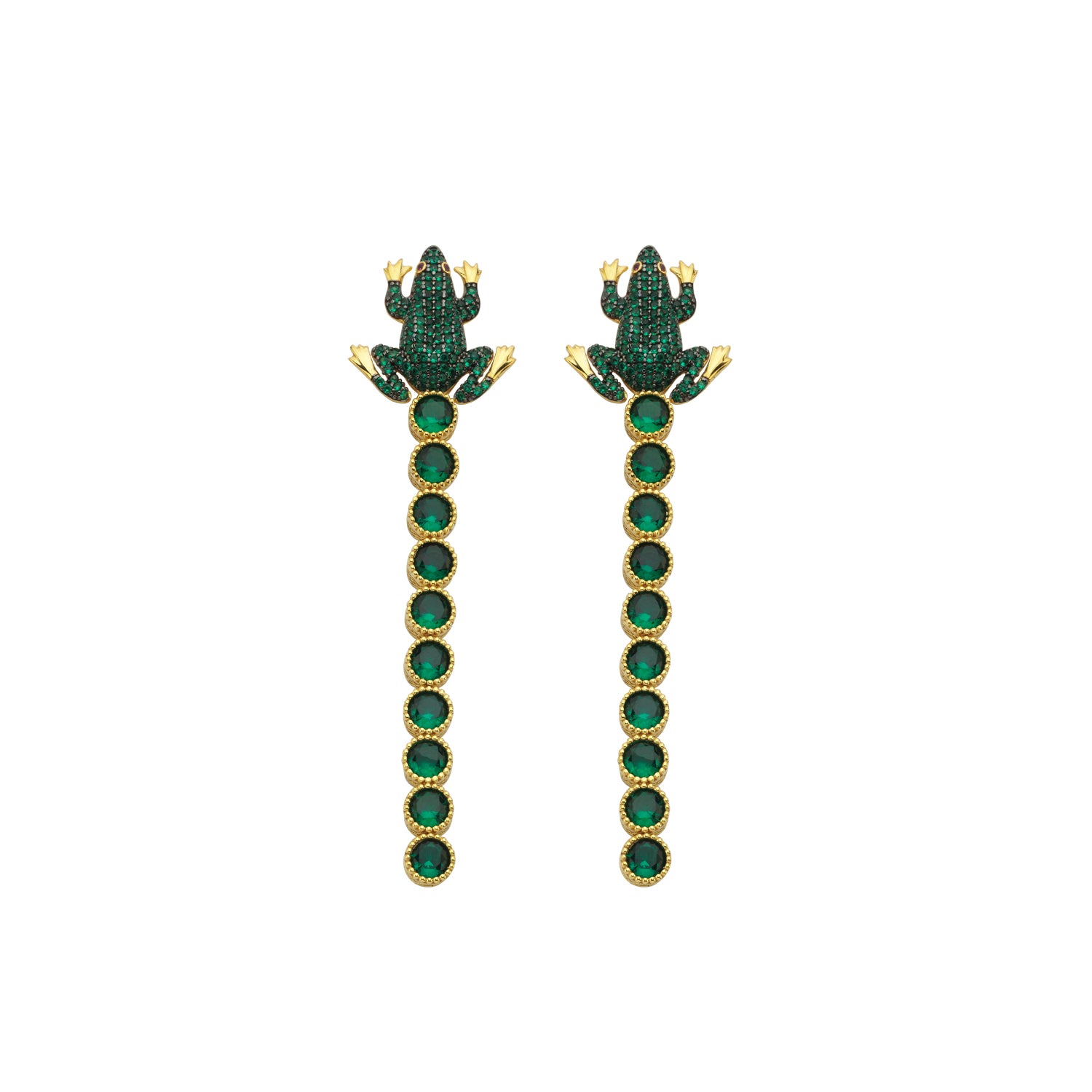 FROG TENNIS EARRINGS