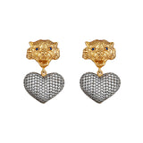 TIGER HEART EARRINGS