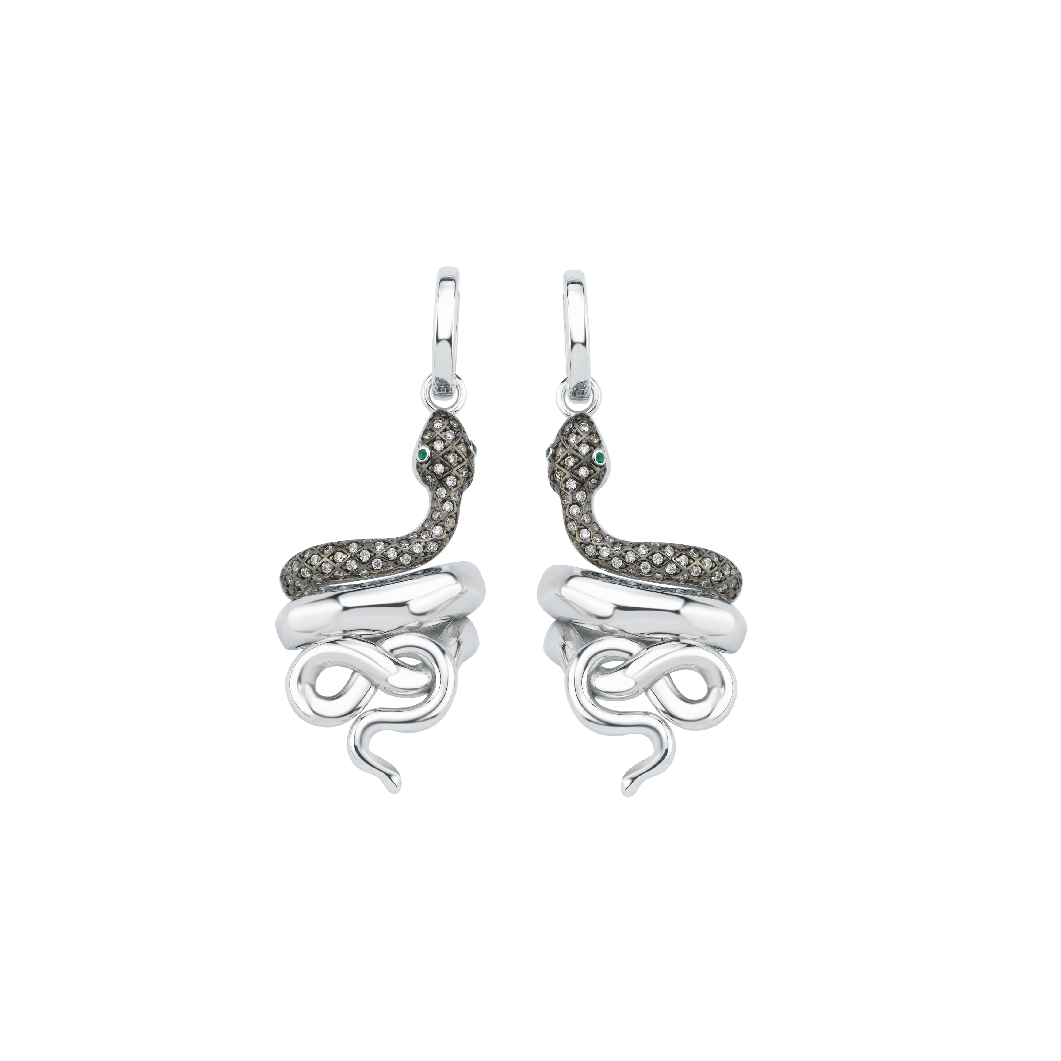 SERPENTINO HOOP EARRINGS