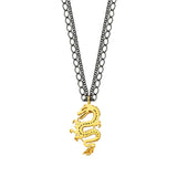 MINI DRAGON DOUBLE CHAIN NECKLACE