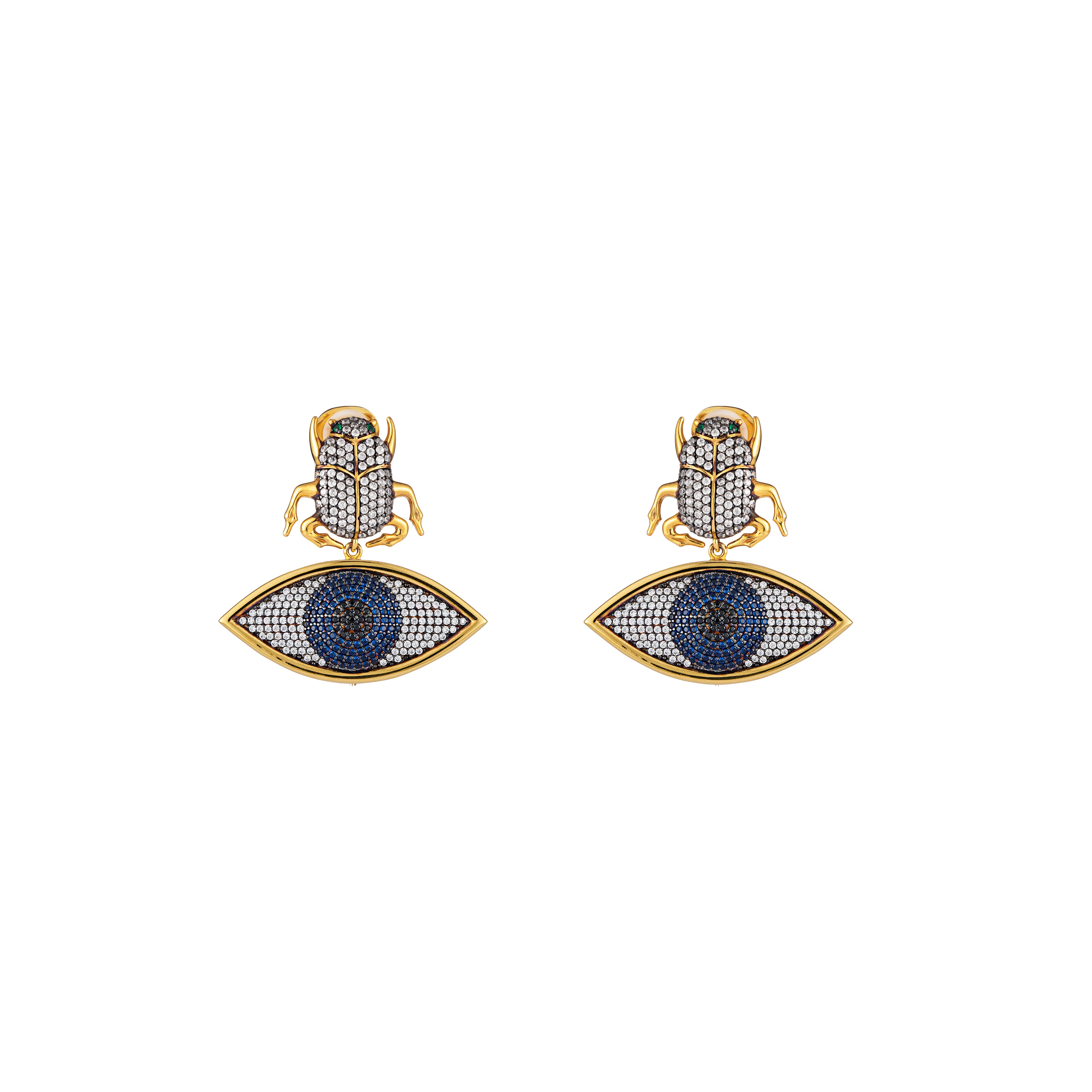 SCARAB KISMET EARRINGS