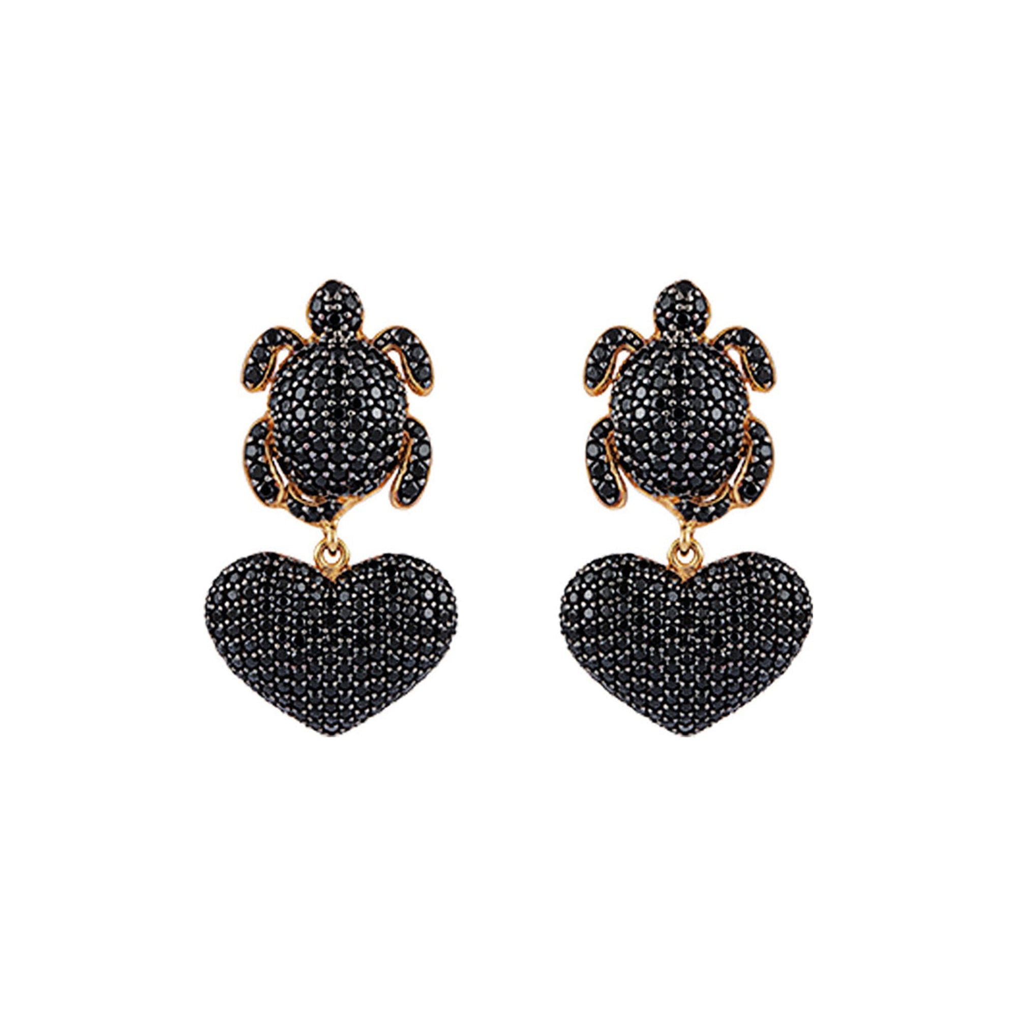 MINI TURTLE MON AMOUR EARRINGS