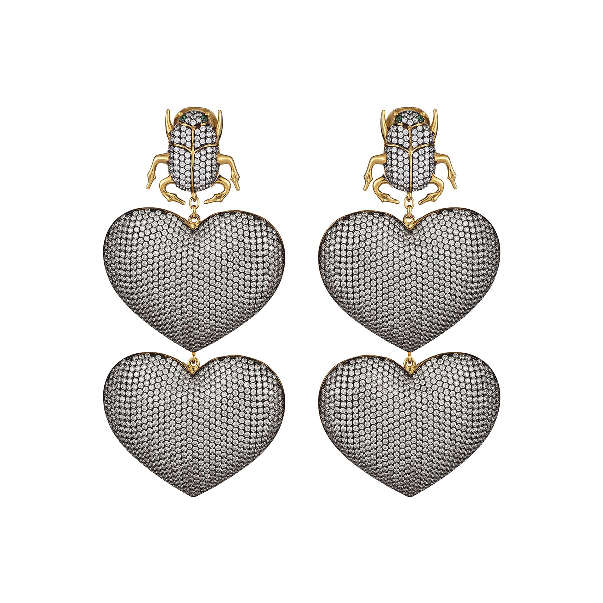 SCARAB IN LOVE EARRINGS